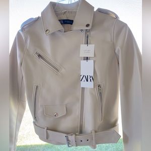 Brand New Vegan Zara Leather Jacket